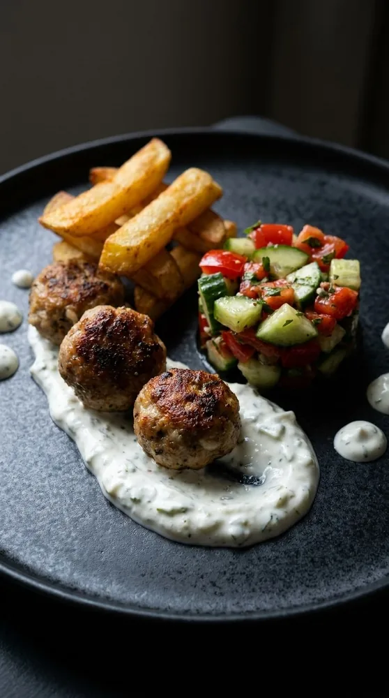 Klopsiki z tzatziki — Креативный вариант